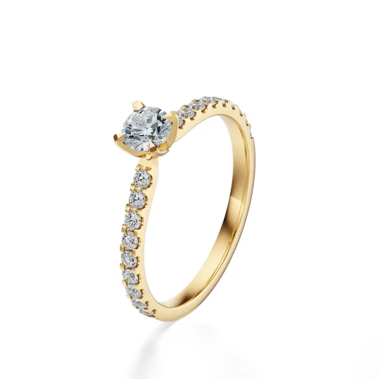 Pierścionek zaręczynowy z diamentami AJPZ_112